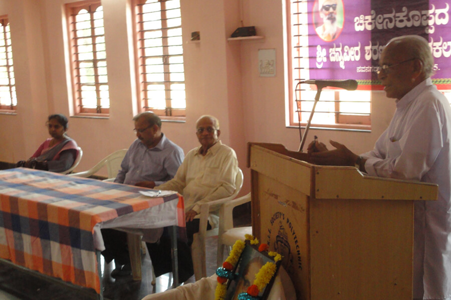 Cleanliness Programme and Ambedkar Jayanti was celebrated at Chikkenkoppa Ashram, Hubli. dated 14-4-2016